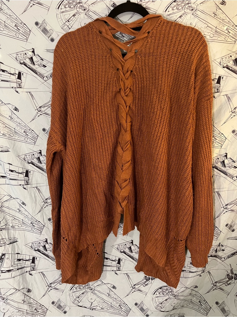 Moral Fiber Open-Front Knit Cardigan - Picture 3 of 9